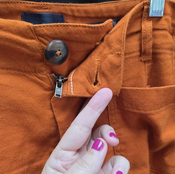 Anthropologie Pants 12 Womens Maeve The Colette Cropped Wide Leg Mid Rise Pants - Picture 2 of 9